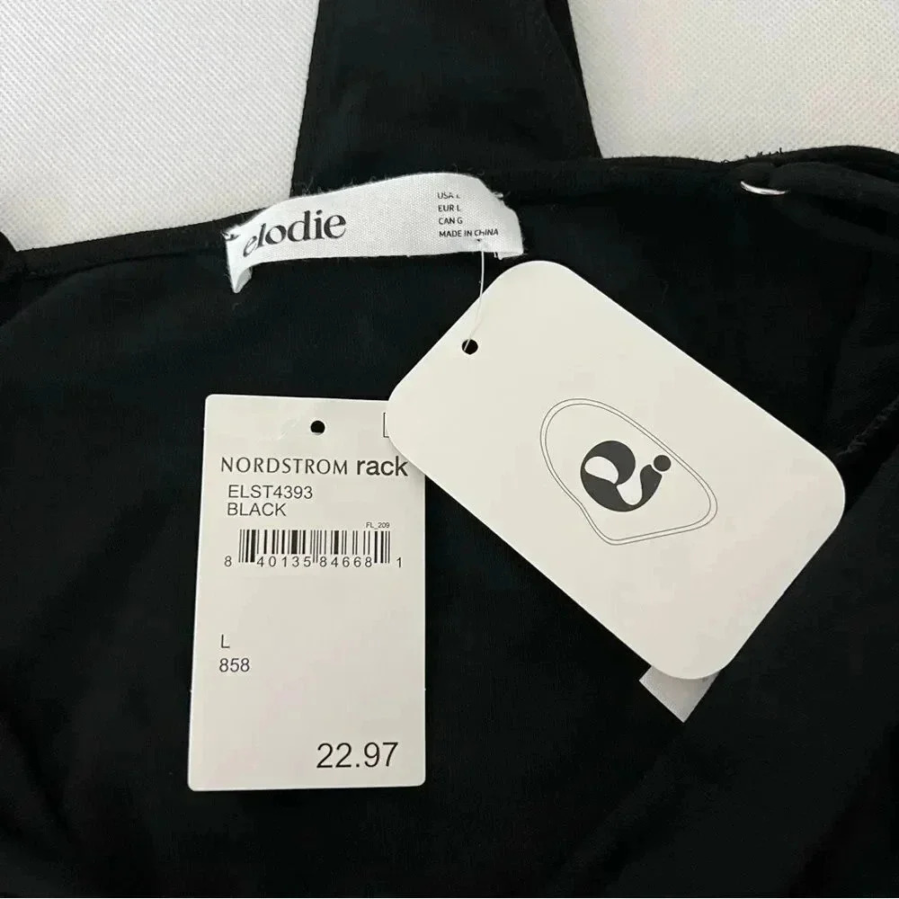 Elodie Bodysuit Adjustable Straps size Large Black - Picture 9 of 9